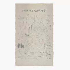 VH Fabrics Alfombra Rustica Infantil 90x150 (ALF01VH) - Blanco Tiza