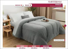 Alcoyana Frazada King Amsterdam (FRAK05AL) - Blanco Tiza