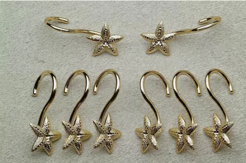 Ganchos de Plastico Plata - Oro (GAN003)