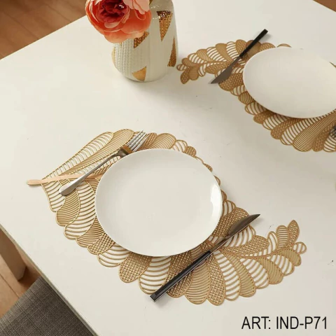 City Blanco Individual C/Hoja en Forma INDP71 (IND09CB)