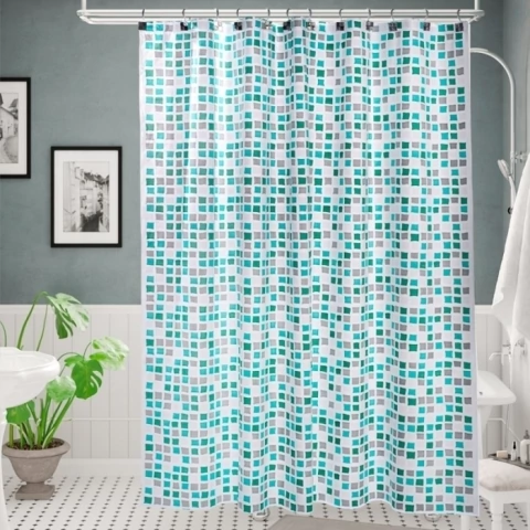 Eliplast Cortina de Baño Doble Premium Estampada ART:012 (BAÑ003EL)