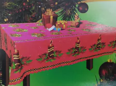 Blanco Paris Mantel Navideño 150x250 Raso QBXSD250 (MA250NAV) - comprar online