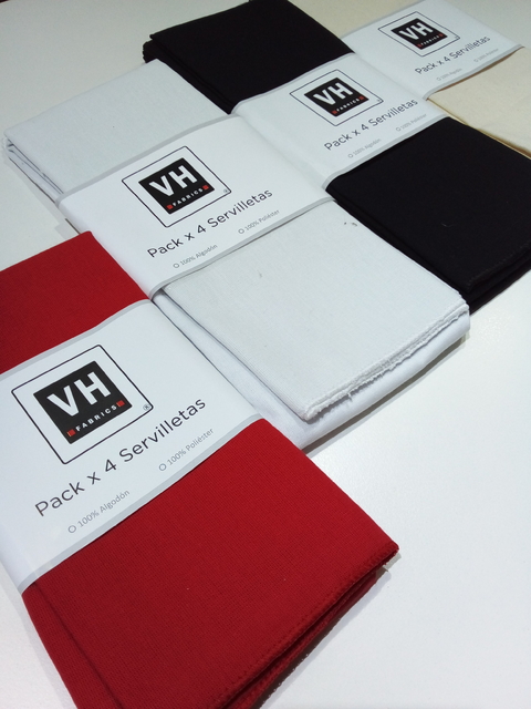VH Fabrics Servilletas Lisas x4 39x39 (SER00VH)