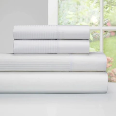 Cannon Sabanas Queen Classic 200 Hilos (SABQ01CA) - Blanco Tiza
