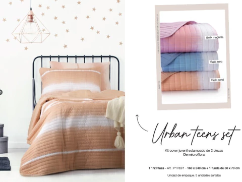 Palette Cubrecama 1½ Urban Teens Batik (CUB108PL)