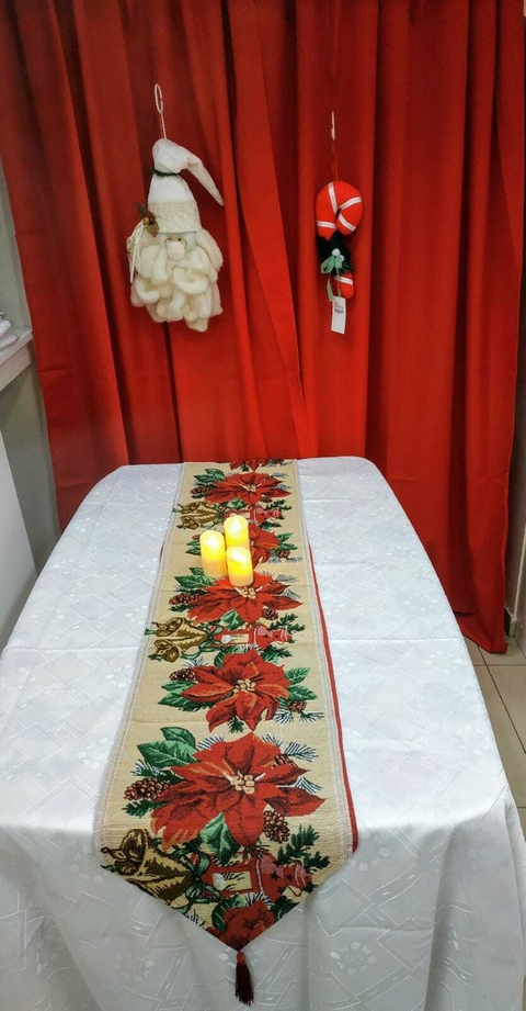 City Blanco Camino Navideño Rustico 33x135cm TH135 (NAV002CA)