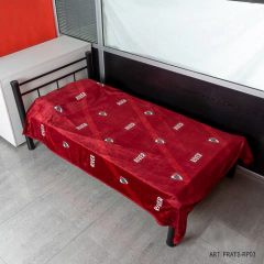 City Blanco Frazada Flannel Twin Futbol (FRA104CB) - comprar online