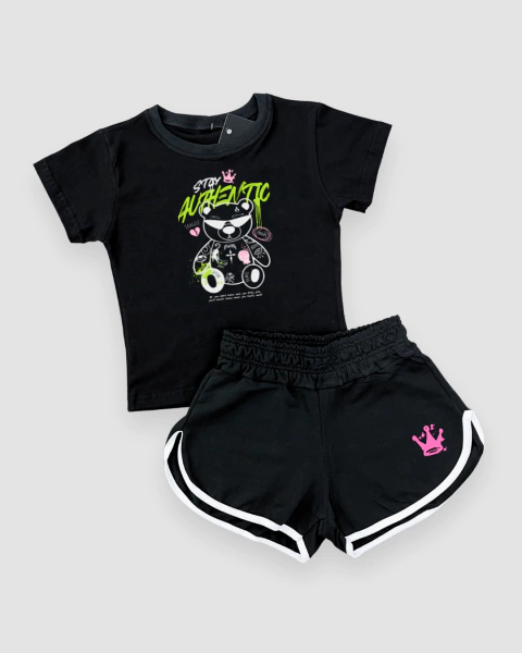Conjunto Baby Tee + Shorts - Stay Authentic - comprar online