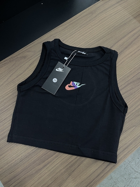Cropped 100% algodão - NK bordado - comprar online