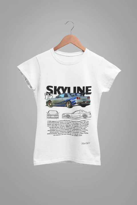 Baby Tee Y2K Feminina- Skyline - comprar online
