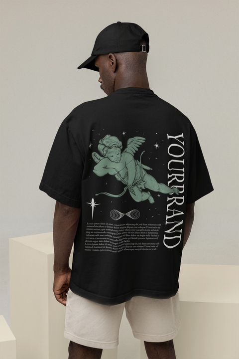 Camiseta 100% algodao Oversized - YOURBRAND - comprar online