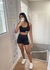Conjunto ( top zíper + shorts ) - comprar online