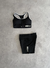 Conjunto ( top zíper + shorts )