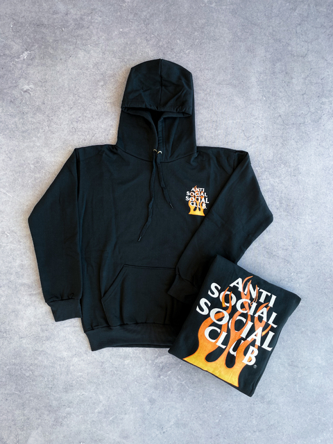 Moletom Anti Social - Fogo