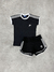 Conjunto Babylook + Shorts Moletinho
