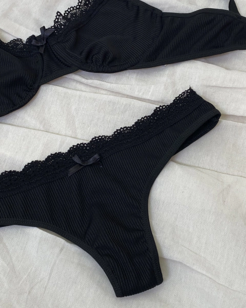 BOMBACHA VAINILLA NEGRO MORLEY