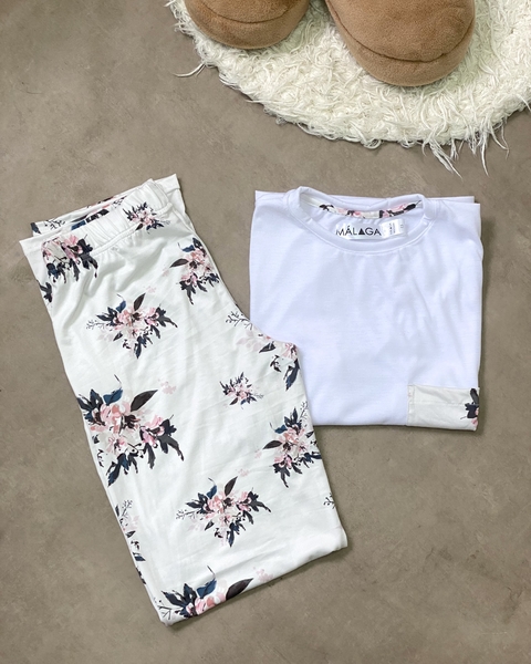 ANASTASIA LIRIO BLANCO LARGO - PIJAMA - (Arma tu conjunto)