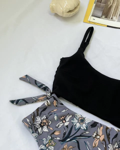 CLIVIA NEGRO BRUMA - ENTERIZA (Arma tu conjunto) - malaga beachwear
