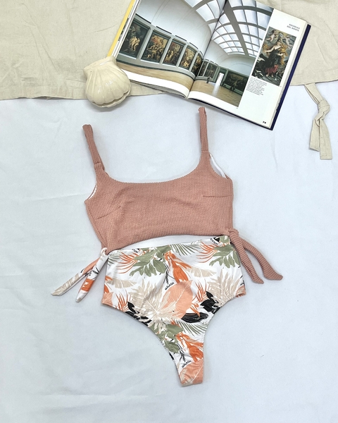 CLIVIA SALMON TROPICAL - ENTERIZA (Arma tu conjunto) - comprar online