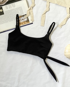 ENTERIZA CLIVIA - NEGRO SELVA ROSA-(Armalo como quieras) - malaga beachwear