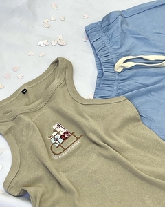 TRINEO CELESTE - PIJAMA - SET COMPLETO