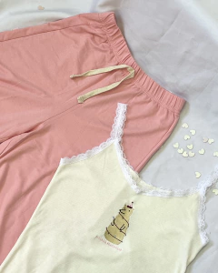 OSITO ROSA - PIJAMA - SET COMPLETO