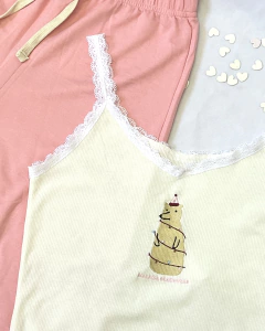 OSITO ROSA - PIJAMA - SET COMPLETO - tienda online