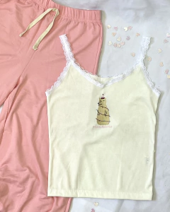 OSITO ROSA - PIJAMA - SET COMPLETO - malaga beachwear