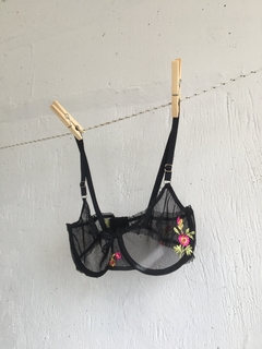 VAINILLA NEGRO BORDADO (Elegí las 2 partes) - malaga beachwear