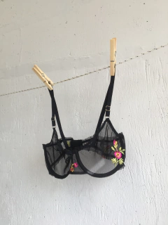 VAINILLA NEGRO BORDADO (Arma tu conjunto) - malaga beachwear
