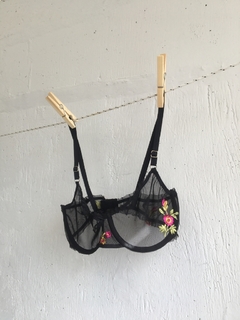 BOMBACHA VAINILLA NEGRO BORDADO - tienda online