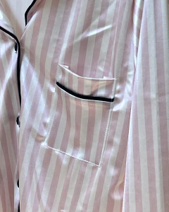 Imagen de AURA RAYADO - PIJAMA - SET COMPLETO