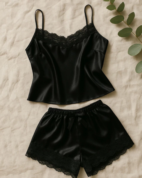 NACAR MUSCULOSA NEGRO - PIJAMA - SET COMPLETO - comprar online