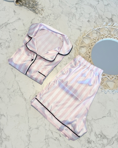 AURA RAYADO CORTO - PIJAMA - SET COMPLETO - comprar online