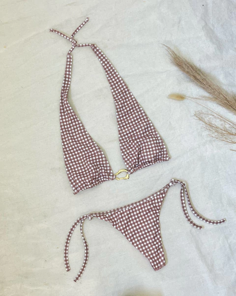 ZAFIRO LESLY CHOCOLATE - BIKINI (Arma tu conjunto) - comprar online