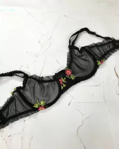 VAINILLA NEGRO BORDADO (Arma tu conjunto) - malaga beachwear