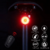 Alarme e Lanterna Led Traseira Para Bicicleta Com Controle Anti-furto Recarregavel