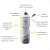 Garrafa Caramanhola Termica Para Bike Squeeze 700ml + Suporte - comprar online
