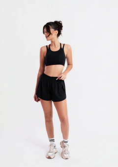 CONJ.SHORT DUPLO ISIS PRETO
