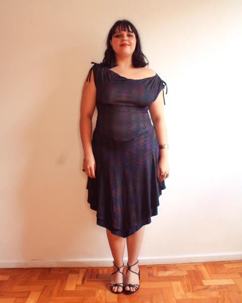 Vestido ampulheta Boêmia - comprar online