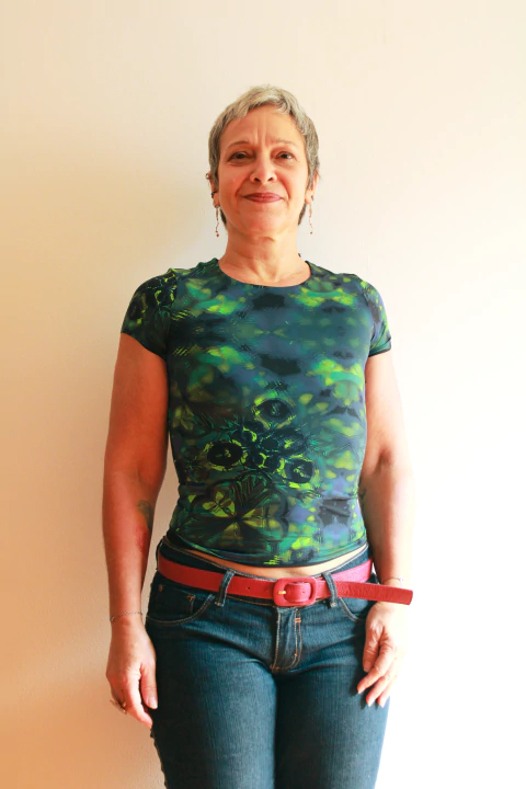 babylook dupla face cyber/preto