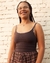 regatinha canelada com tule