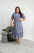 Vestido Eduarda -azul bicolor - comprar online