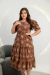 Vestido Eduarda -MARRON - loja online
