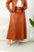 CONJUNTO MIRIAN EM CIRRE CARAMELO - Modas Elas - Vestindo Princesas