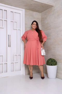 VESTIDO PLUS SIZE ALICE- ROSE - comprar online