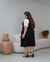 Vestido plus size Maitê -preto - Modas Elas - Vestindo Princesas