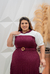 Vestido plus size Maitê -Vinho na internet