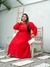 CHEMISE PLUS SIZE RENATA-VERMELHO - Modas Elas - Vestindo Princesas