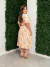 Vestido Marisol - floral laranja na internet